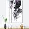 Designart - Painting Female Portrait - Modern Canvas Wall Art Print